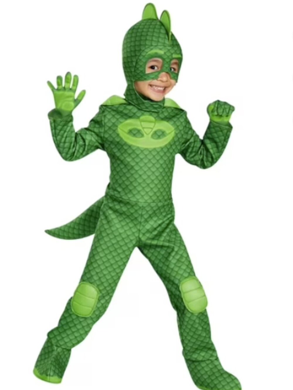 PJ Masks Gekko Deluxe Costume - Size Child's Large 4-6